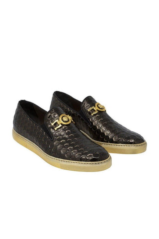 Mauri Symphony Brown Homer Fabric Casual Sneakers 8584 (MA5122)-AmbrogioShoes