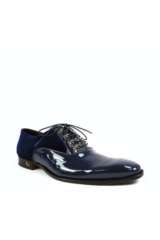 Mauri Tycoon 4993 Alligator/ Velvet / Patent Formal / Oxfords (MA5476)-AmbrogioShoes