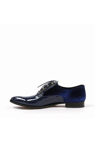 Mauri Tycoon 4993 Alligator/ Velvet / Patent Formal / Oxfords (MA5476)-AmbrogioShoes