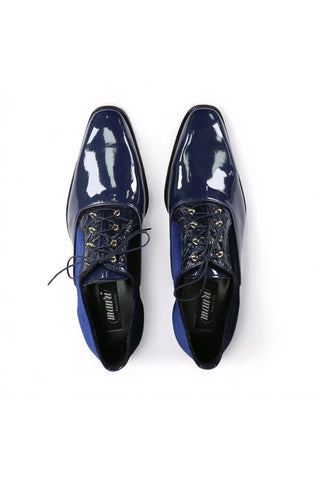 Mauri Tycoon 4993 Alligator/ Velvet / Patent Formal / Oxfords (MA5476)-AmbrogioShoes