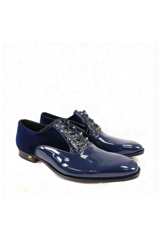 Mauri Tycoon 4993 Alligator/ Velvet / Patent Formal / Oxfords (MA5476)-AmbrogioShoes