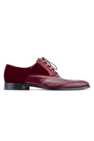 Mauri Tycoon 4993 Alligator/ Velvet / Patent Formal / Oxfords (MA5476)-AmbrogioShoes