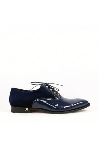 Mauri Tycoon 4993 Alligator/ Velvet / Patent Formal / Oxfords (MA5476)-AmbrogioShoes