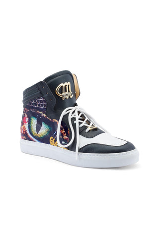 Mauri Vision 8466/1 Crocodile & Leather Sneakers (MA5546)-AmbrogioShoes
