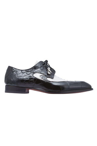 Mauri Whispers 3070 Acre Raindrops & Black Alligator / Ostrich Leg Derby (MA5256)