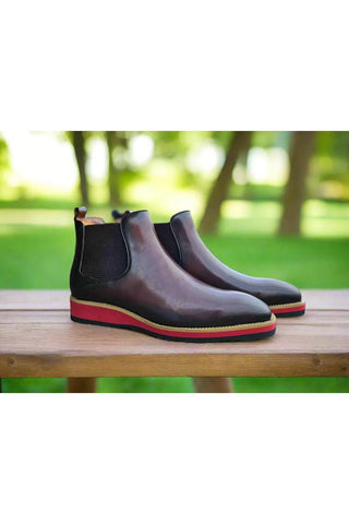 Carrucci KB515-15 Leather Chelsea Boot