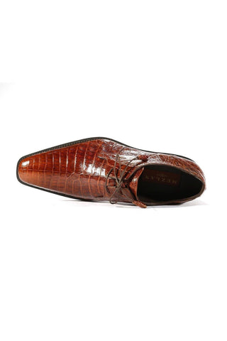 Mezlan 13584-F Anderson Crocodile Derby-AmbrogioShoes