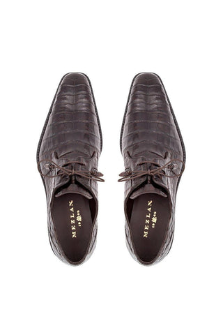 Mezlan 13584-F Anderson Crocodile Derby-AmbrogioShoes