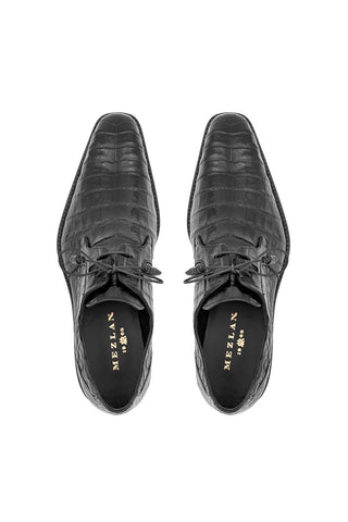 Mezlan 13584-F Anderson Exotic Crocodile Derby (MZ1001)-AmbrogioShoes