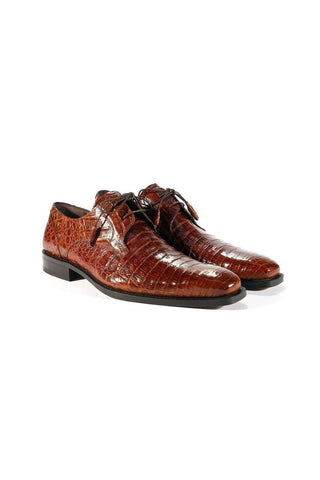 Mezlan 13584-F Anderson Exotic Crocodile Derby (MZ1001)-AmbrogioShoes