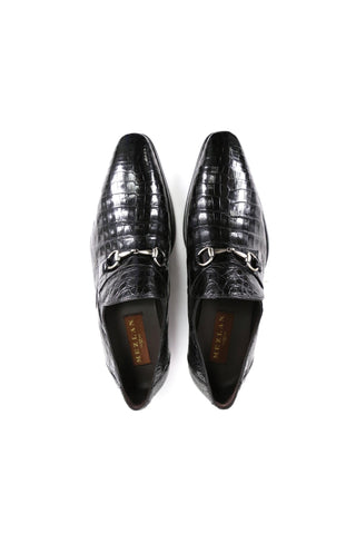 Mezlan 14250-F Galvani Exotic Crocodile Horsebit Loafers (MZ3257)-AmbrogioShoes