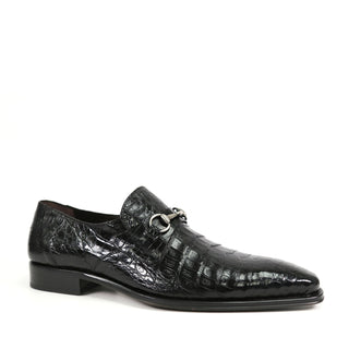 Mezlan 14250-F Galvani Men's Shoes Exotic Crocodile Horsebit Loafers (MZ3257)-AmbrogioShoes