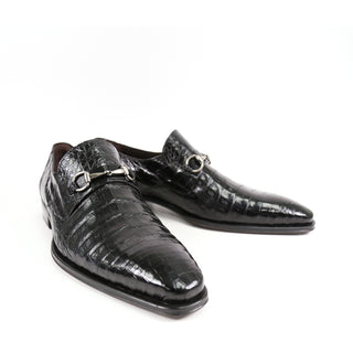 Mezlan 14250-F Galvani Men's Shoes Exotic Crocodile Horsebit Loafers (MZ3257)-AmbrogioShoes