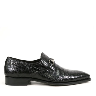 Mezlan 14250-F Galvani Men's Shoes Exotic Crocodile Horsebit Loafers (MZ3257)-AmbrogioShoes