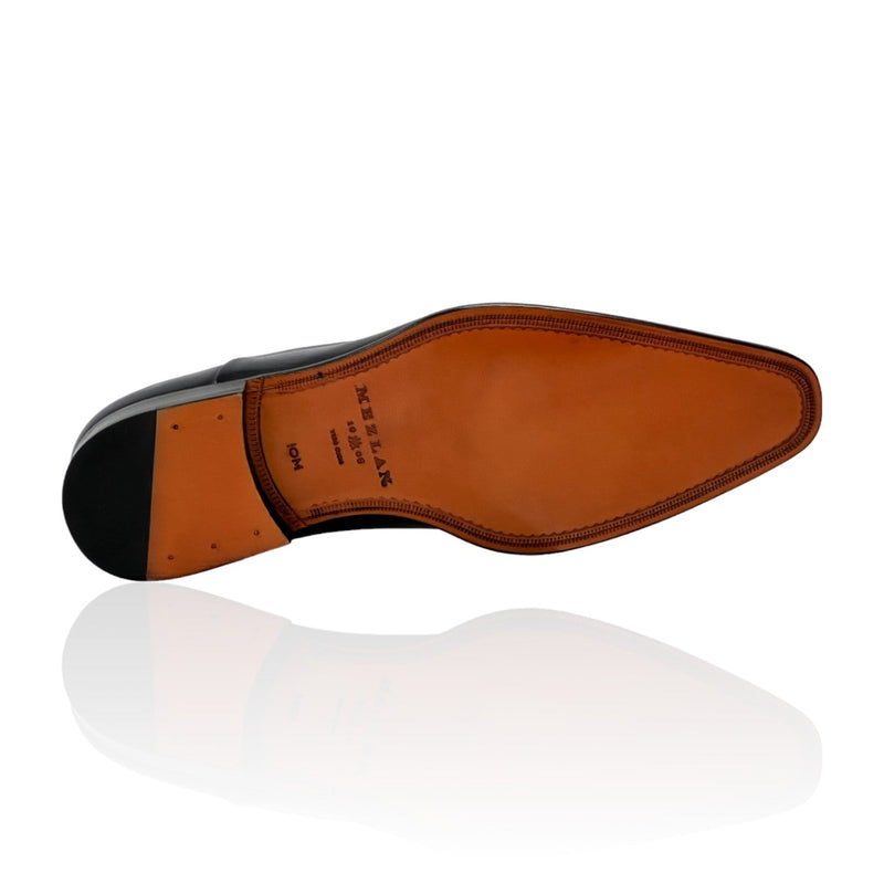 Mezlan 20708 Men's Shoes Gray Calf-Skin Leather Classic Formal Oxfords (MZ3728)-AmbrogioShoes