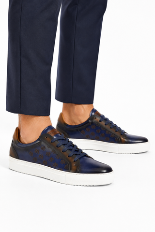 Mezlan 20730 Calf-Skin Leather Casual Sneakers (MZ3613)-AmbrogioShoes
