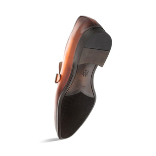 Mezlan 20965 Salato Calf-Skin Leather Single Monk-Strap Loafer(MZ3939)-AmbrogioShoes