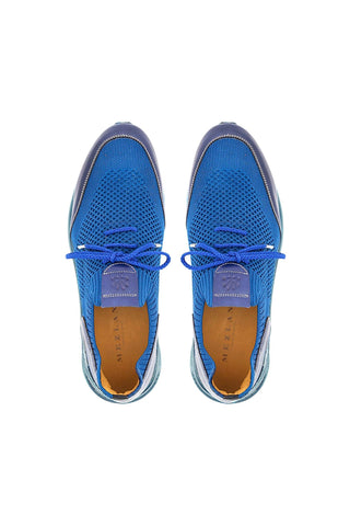 Mezlan 21027 Piedra Perforated Fabric & Calf-Skin Leather Sneaker(MZ3938)-AmbrogioShoes