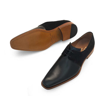 Mezlan 21434 Suede / Calf-Skin Leather Lace-up Derby (MZ3823)-AmbrogioShoes