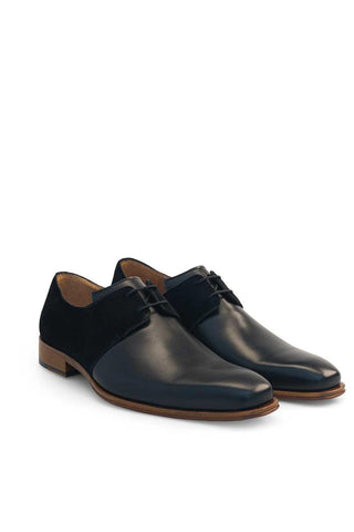Mezlan 21434 Suede / Calf-Skin Leather Lace-up Derby (MZ3823)-AmbrogioShoes