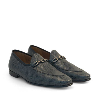 Mezlan 21445 Men's Shoes Snake-Print Leather Slip-On Loafer (MZ3899)-AmbrogioShoes