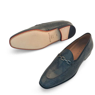 Mezlan 21445 Men's Shoes Snake-Print Leather Slip-On Loafer (MZ3899)-AmbrogioShoes