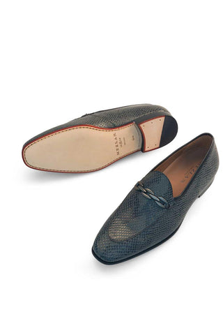 Mezlan 21445 Snake-Embossed Leather Slip-On Loafer (MZ3899)-AmbrogioShoes