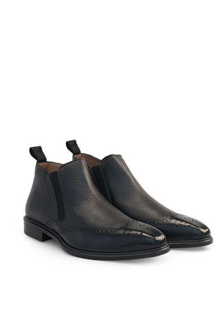 Mezlan 21455 Full Grain Leather Wingtip Demi Boot (MZ3798)-AmbrogioShoes