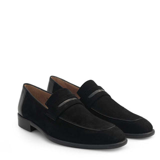 Mezlan 21470 Men's Shoes Suede Leather Penny Loafer (MZ3800)-AmbrogioShoes