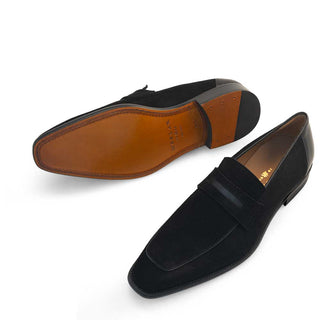 Mezlan 21470 Men's Shoes Suede Leather Penny Loafer (MZ3800)-AmbrogioShoes