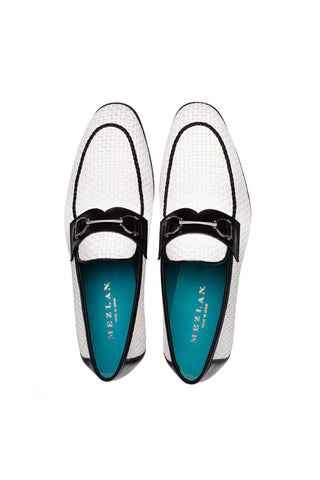 Mezlan 21503 Salva Woven Slip On Horsebit Loafer (MZ3896)-AmbrogioShoes