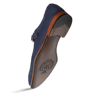 Mezlan 21520 Ayllon Men's Shoes Suede / Nubuck Leather Single Monk-Strap (MZ3793)-AmbrogioShoes