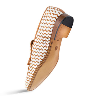 Mezlan 21537 Sants Men's Shoes Woven Leather Slip-on Tassels Loafer (MZ3834)-AmbrogioShoes