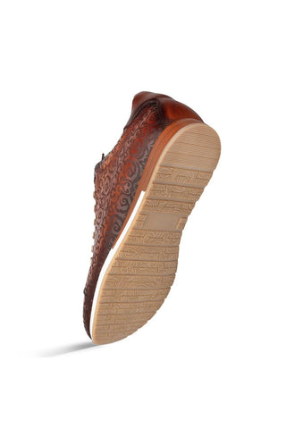 Mezlan 21577 Portico Laser-Embossed Calf-Skin Leather Sneaker (MZ3898)-AmbrogioShoes