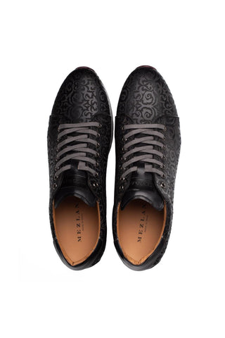 Mezlan 21577 Portico Laser-Print Calf-Skin Leather Sneaker (MZ3898)-AmbrogioShoes