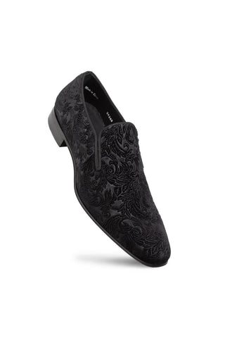 Mezlan 21578 Travolta Laser Velvet Loafer-AmbrogioShoes