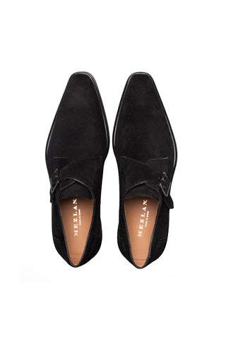 Mezlan 21722 Albini Men’s Shoes Suede Single Monk Strap (MZ3915)-AmbrogioShoes