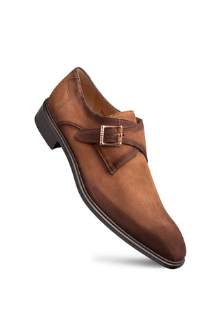 Mezlan 21722 Albini Men’s Shoes Suede Single Monk Strap (MZ3915)-AmbrogioShoes