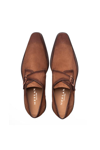 Mezlan 21722 Albini Suede Single Monk Strap-AmbrogioShoes