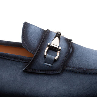 Mezlan 21735 Bracco Men’s Shoes Suede Horsebit Slip-On Loafer (MZ3911)-AmbrogioShoes