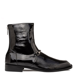 Mezlan 21739 Buscemi Men’s Shoes Hi-Shine Calf-Skin Leather Horse-Bit Boot (MZ3908)-AmbrogioShoes