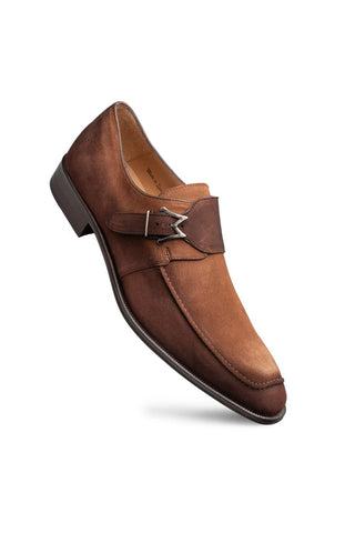 Mezlan 21745 Diesel Suede Single Monk-Strap-AmbrogioShoes