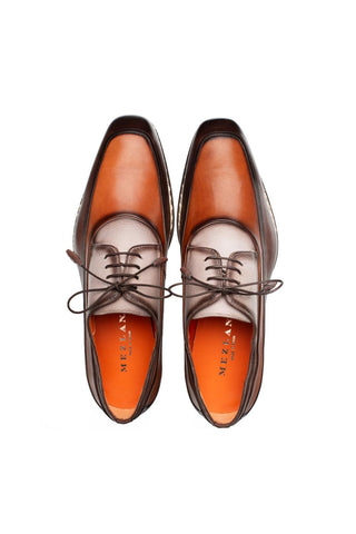 Mezlan 21746 Bowery Leather & Deer Derby-AmbrogioShoes