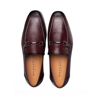 Mezlan 21749 Marinelli Men’s Shoes Deer Skin Slip-On horsebit Loafer (MZ3916)-AmbrogioShoes