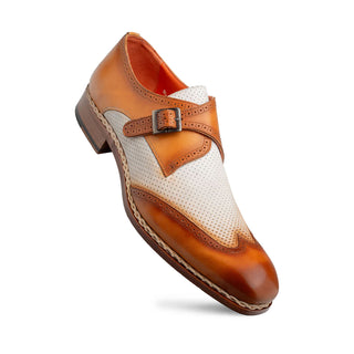 Mezlan 21876 Leather & Nubuck Single Monk-Strap-AmbrogioShoes