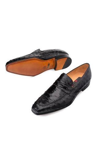 Mezlan 4561-S Lisbon Ostrich Loafer-AmbrogioShoes