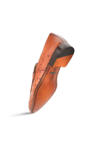 Mezlan 4561-S Lisbon Ostrich Skin Loafer-AmbrogioShoes