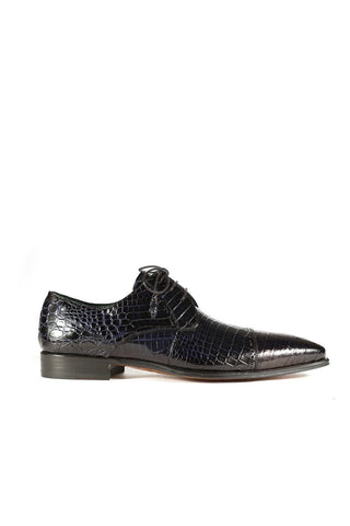 Mezlan 4818-J Alligator Skin Cap-Toe Derby (MZ3368)-AmbrogioShoes