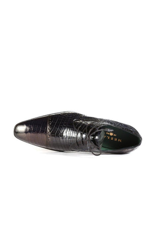 Mezlan 4818-J Exotic Alligator Skin Cap-Toe Derby (MZ3368)-AmbrogioShoes