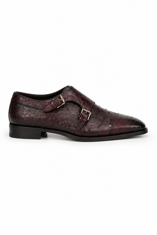 Mezlan 4957-SP Ostrich Double Monk-Strap Loafer-AmbrogioShoes